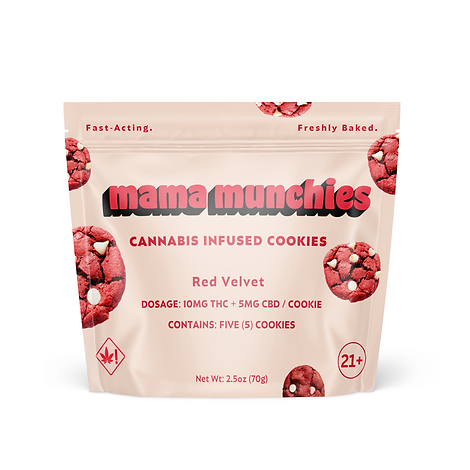 Mama Munchies Cannabis Infused Cookies 50mg