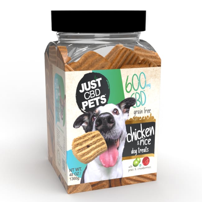 Just CBD Organic Pet Treats 600mg Jar