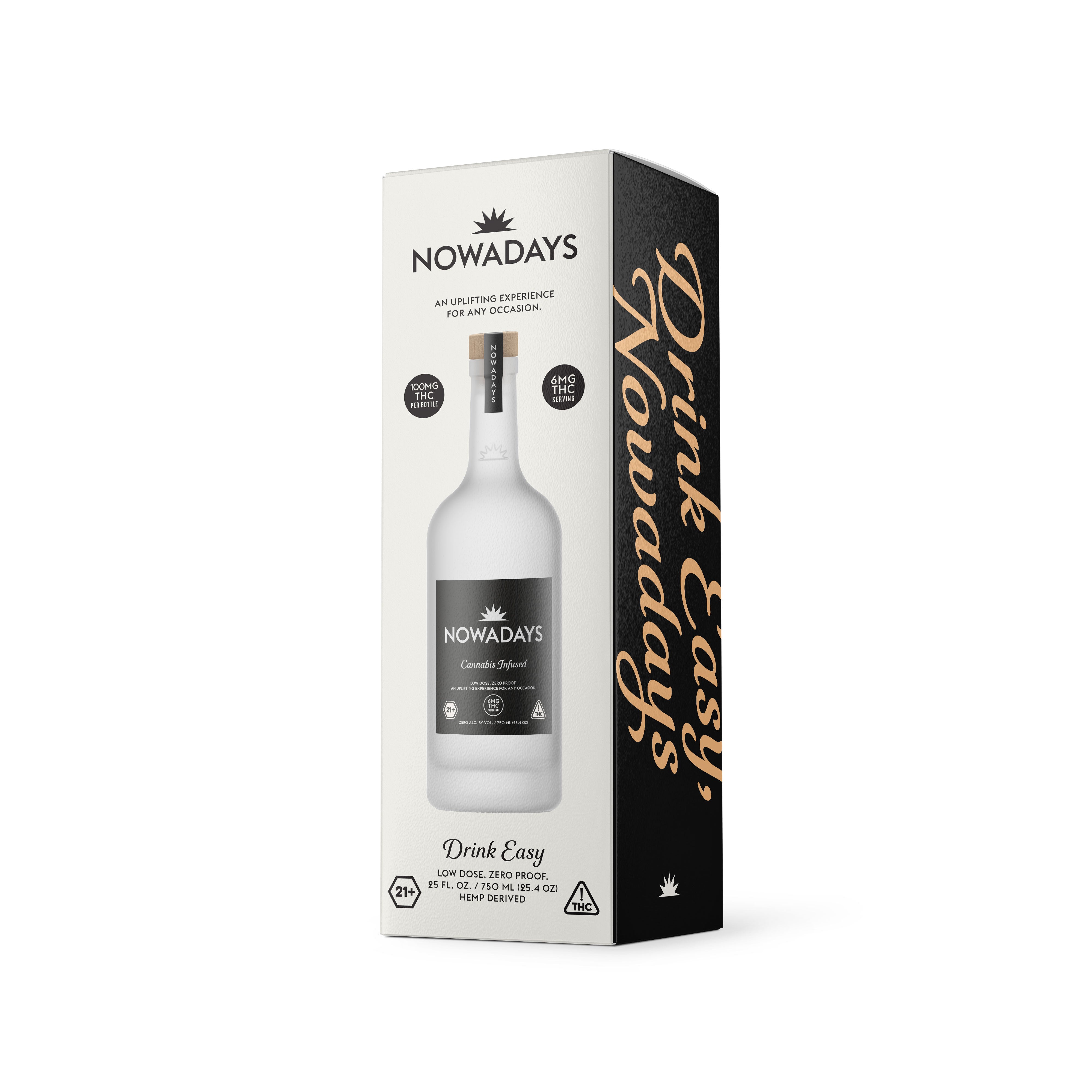 NOWADAYS LOW DOSE 6MG THC DRINK 750ML / 100MG PER BOTTLE