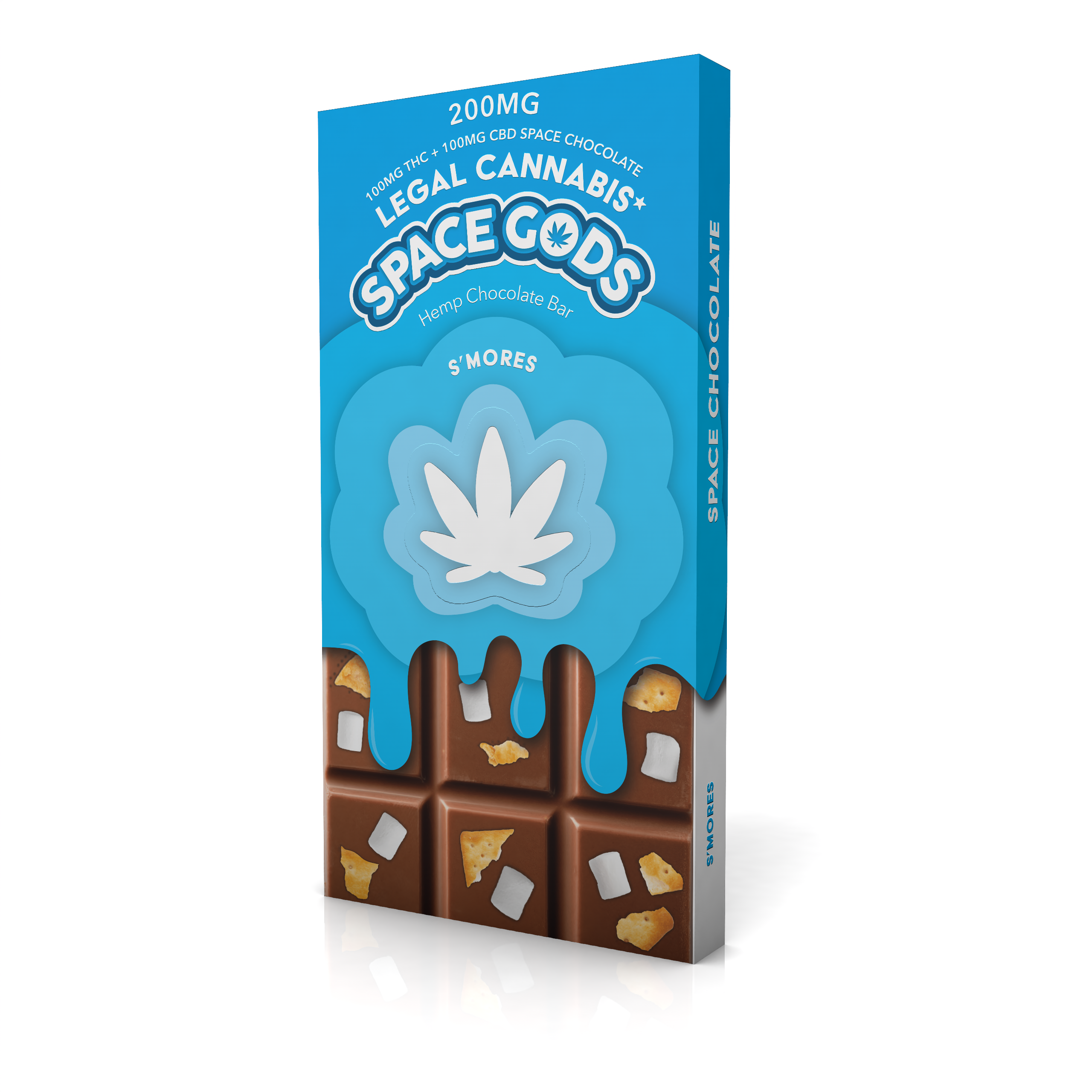 Space Chocolates by Space Gods 200mg THC+CBD