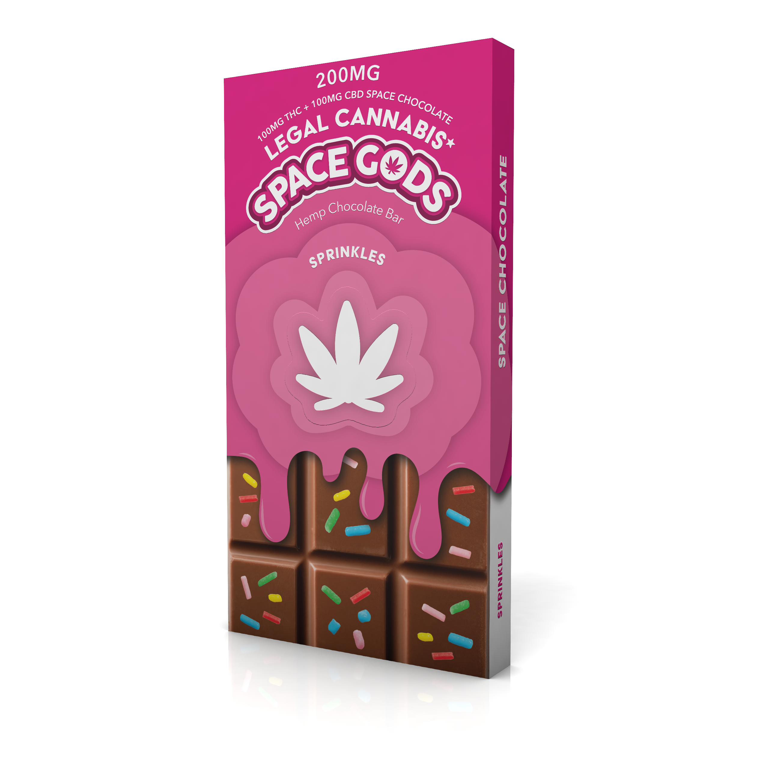 Space Chocolates by Space Gods 200mg THC+CBD