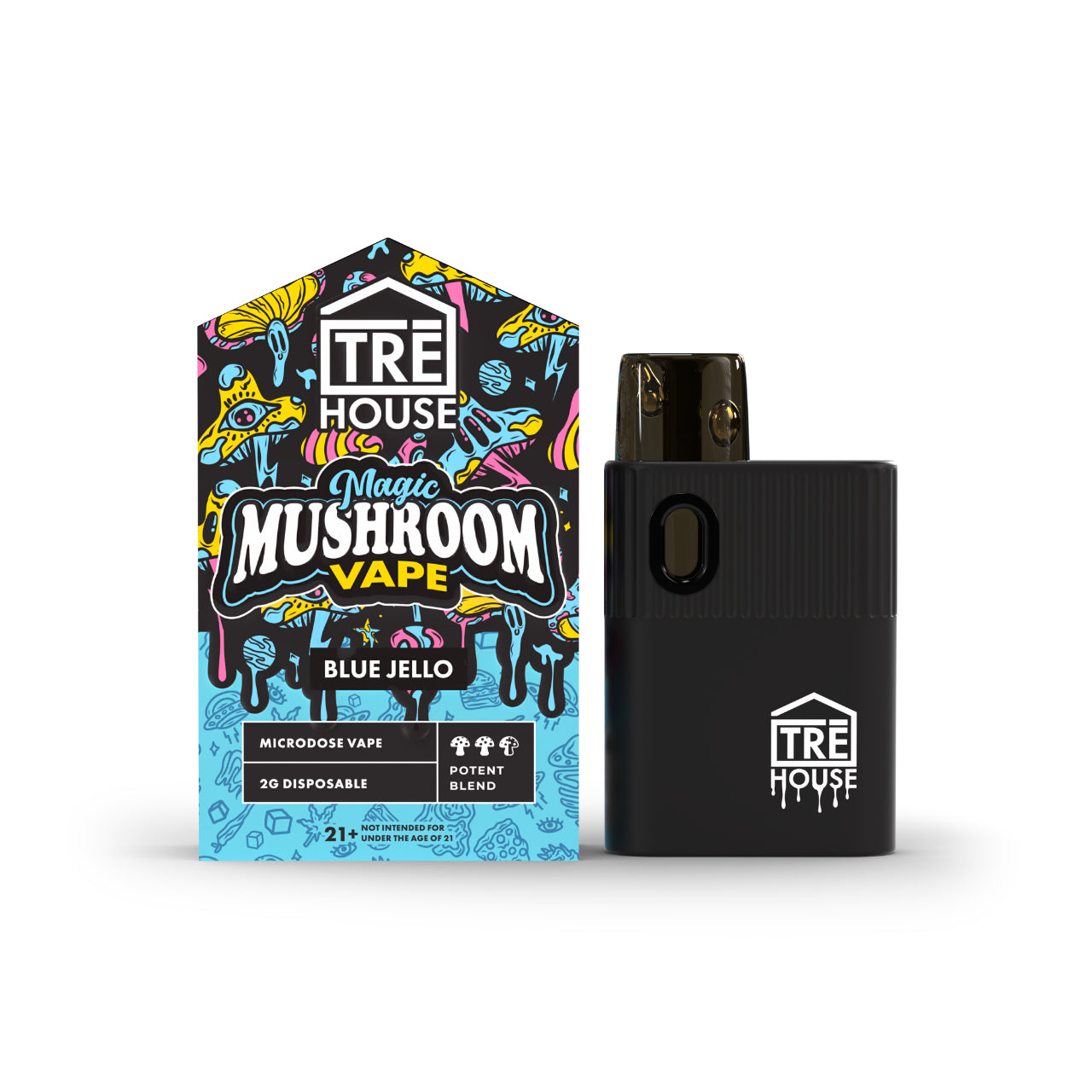 TRĒ House Magic Mushroom Blend Disposable – 2G