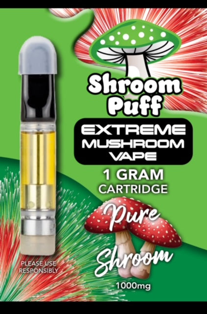 Shroom Puff Extreme Mushroom Vape Cartridge 1 Gram | Formulated Wellness