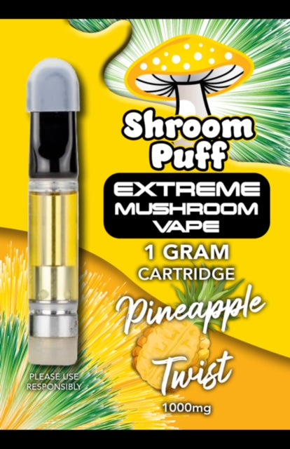 Shroom Puff Extreme Mushroom Vape Cartridge 1 Gram | Formulated Wellness