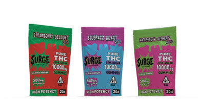 Surge THC gummies 10,000mg | Formulated Wellness