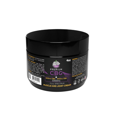 Sun State Hemp CBD/CBG Full Spectrum Muscle & Joint Cream 1000mg - 4oz